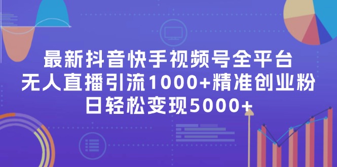 （11970期）最新抖音快手视频号全平台无人直播引流1000+精准创业粉，日轻松变现5000+-创大侠