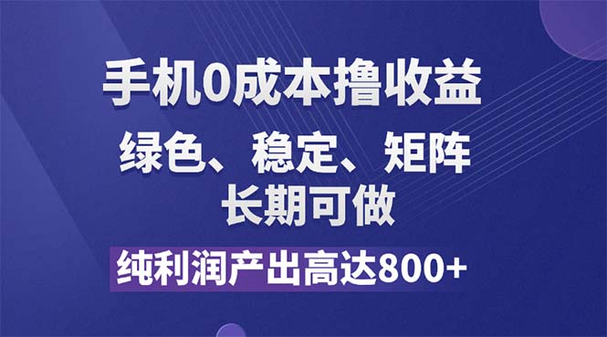 (11976期)纯利润高达800+,手机0成本撸羊毛,项目纯绿色,可稳定长期操作!-创大侠